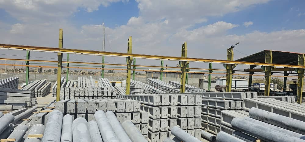 تولید تیربرق بتنی اچ و گرد صنایع بتنی سمن دژ ابوترابی در شیراز